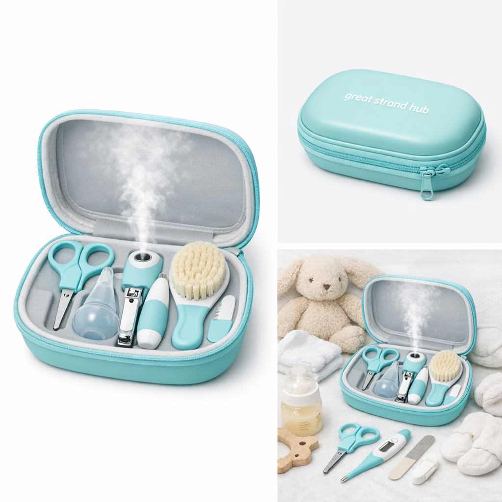 Baby Grooming Kit - Essential Care Set for Newborns & Infants (Safe & Gentle)